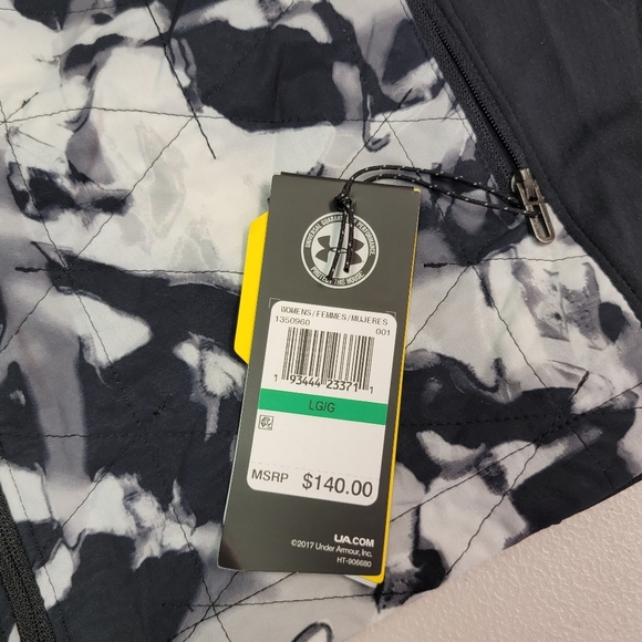 Under Armour ColdGear Reactor Jacket - Black And White Pattern - Picture 8 of 11